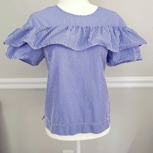 J.Crew Ruffled Shirt